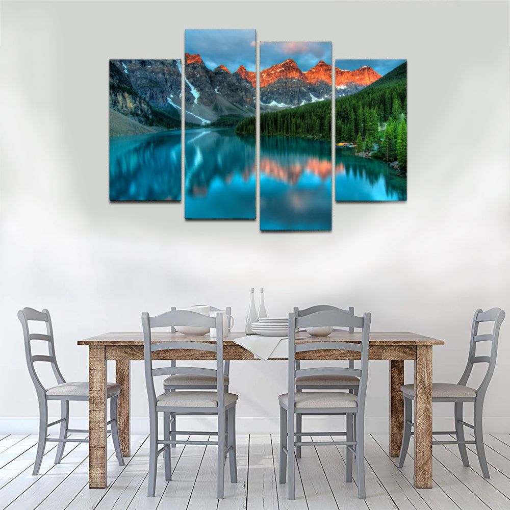Alberta Lake Canvas Prints Home Decor Wall Art - Canvas Print Sale