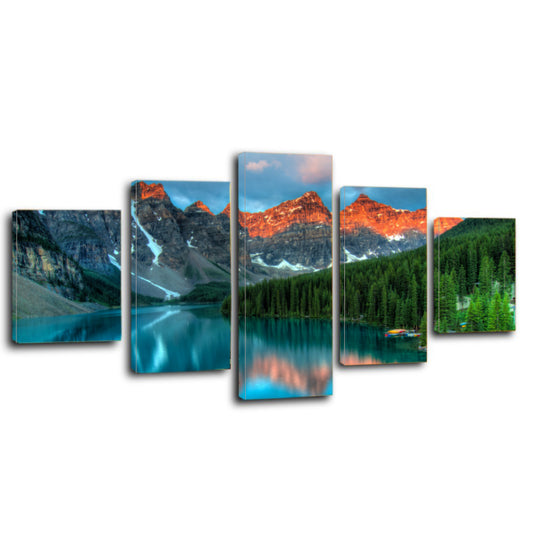 Alberta Lake Canvas Prints Home Decor Wall Art - Canvas Print Sale