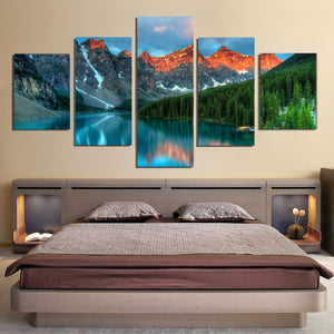 Alberta Lake Canvas Prints Home Decor Wall Art - Canvas Print Sale