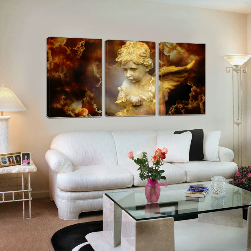 Cherub Religion Spirit Divine Heavenly Angel Canvas Prints Wall Art Home Decor - Canvas Print Sale