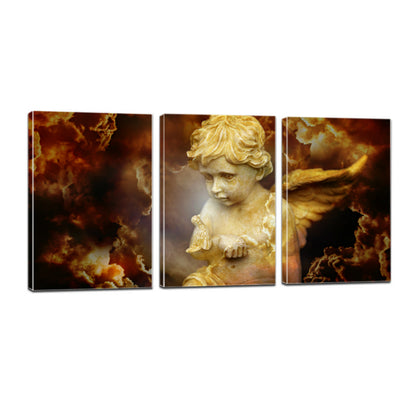 Cherub Religion Spirit Divine Heavenly Angel Canvas Prints Wall Art Home Decor - Canvas Print Sale