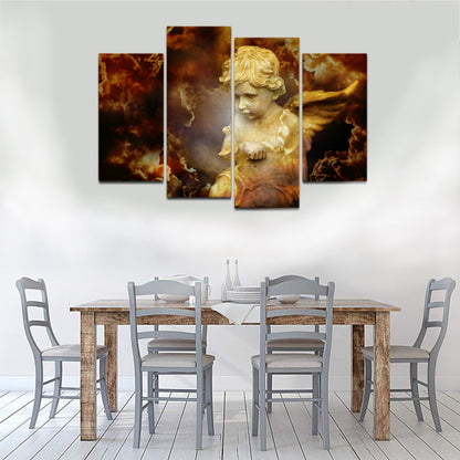 Cherub Religion Spirit Divine Heavenly Angel Canvas Prints Wall Art Home Decor - Canvas Print Sale