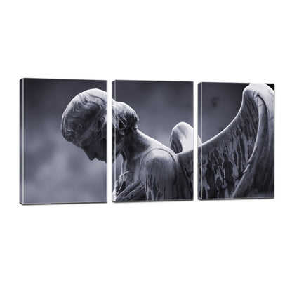 Angel Gloomy Moon Canvas Prints Wall Art Home Decor - Canvas Print Sale