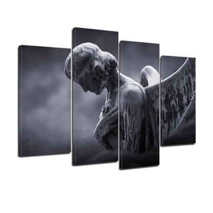 Angel Gloomy Moon Canvas Prints Wall Art Home Decor - Canvas Print Sale