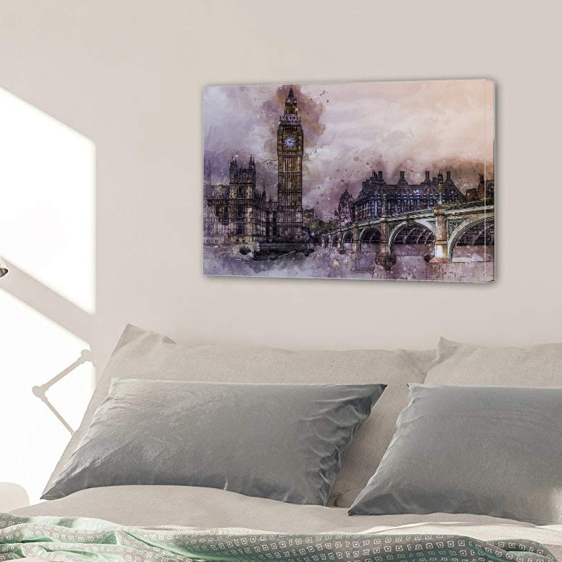UK City London Metropolitan Britain Landmark Canvas Prints Wall Art Home Decor - Canvas Print Sale