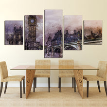 Load image into Gallery viewer, UK City London Metropolitan Britain Landmark Canvas Prints Wall Art Home Decor - Canvas Print Sale