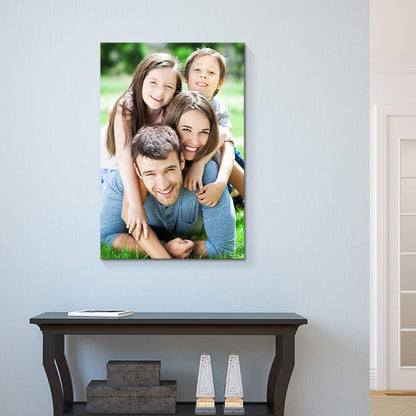 Custom Your Photos On Canvas Personalised Photo to Canvas Prints Wall Art Vertical - Canvas Print Sale