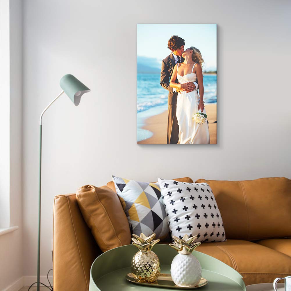 Custom Your Photos On Canvas Personalised Photo to Canvas Prints Wall Art Vertical - Canvas Print Sale