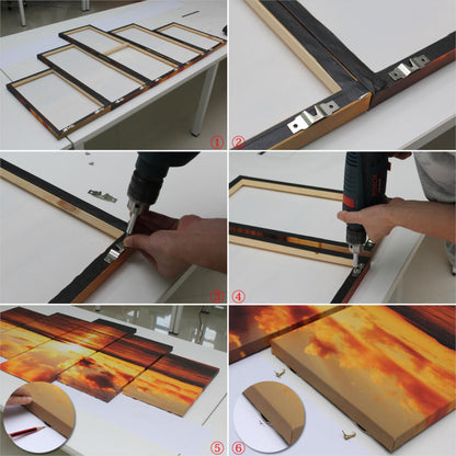 2 Pieces  Custom Canvas Prints With Your Own Pictures Personalised Canvas Prints Wall Art - Canvas Print Sale