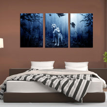 Load image into Gallery viewer, Dark Forest Wolf Predator Canvas Prints Home Decor Wall Art - Canvas Print Sale