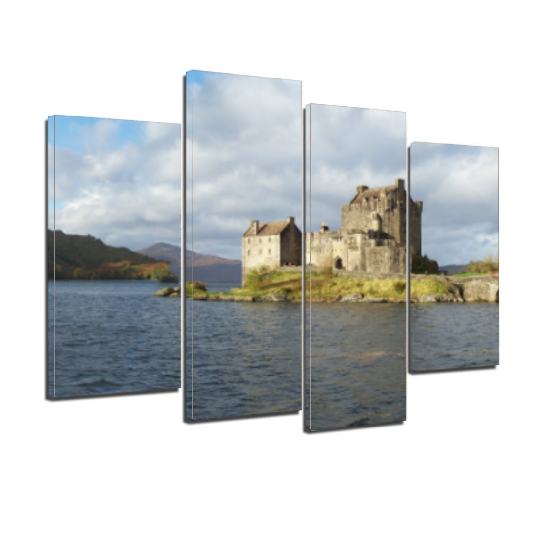 Scotland Eilean Donan Castle Canvas Prints Wall Art Home Decor - Canvas Print Sale