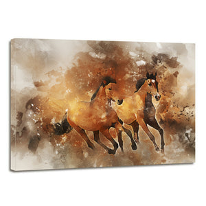 Equine Horse Running Canvas Prints Wall Art Home Decor - Canvas Print Sale