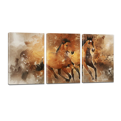 Equine Horse Running Canvas Prints Wall Art Home Decor - Canvas Print Sale