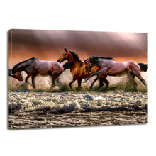 Load image into Gallery viewer, Fauna Horses Galloping Canvas Prints Wall Art Home Decor - Canvas Print Sale