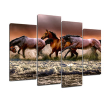 Load image into Gallery viewer, Fauna Horses Galloping Canvas Prints Wall Art Home Decor - Canvas Print Sale