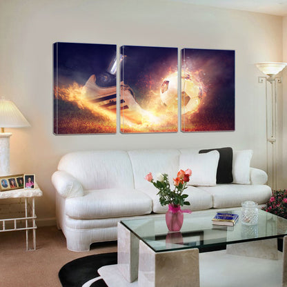 Rush Football Shoe Boot Sport Canvas Prints Wall Art Home Decor - Canvas Print Sale