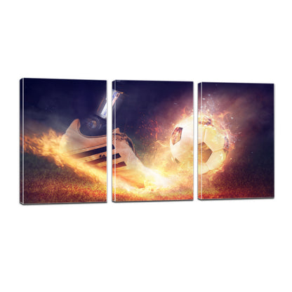 Rush Football Shoe Boot Sport Canvas Prints Wall Art Home Decor - Canvas Print Sale