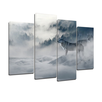 Forest Wolve Wintry Canvas Prints Home Decor Wall Art - Canvas Print Sale