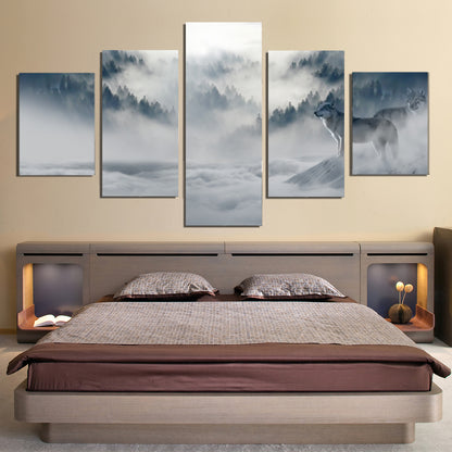 Forest Wolve Wintry Canvas Prints Home Decor Wall Art - Canvas Print Sale