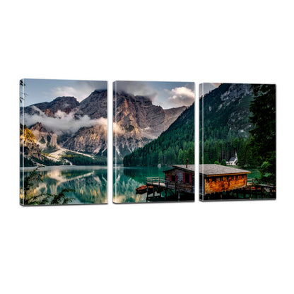 Italy Pragser Wildsee Canvas Prints Wall Art Home Decor - Canvas Print Sale