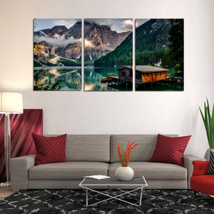 Italy Pragser Wildsee Canvas Prints Wall Art Home Decor - Canvas Print Sale