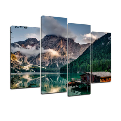 Italy Pragser Wildsee Canvas Prints Wall Art Home Decor - Canvas Print Sale