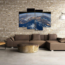 Load image into Gallery viewer, International Space Station View Night Earth Canvas Prints Home Decor Wall Art - Canvas Print Sale