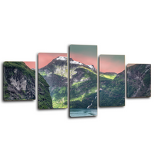 Load image into Gallery viewer, Norway Fjords Mountain Sea Canvas Prints Wall Art - Canvas Print Sale