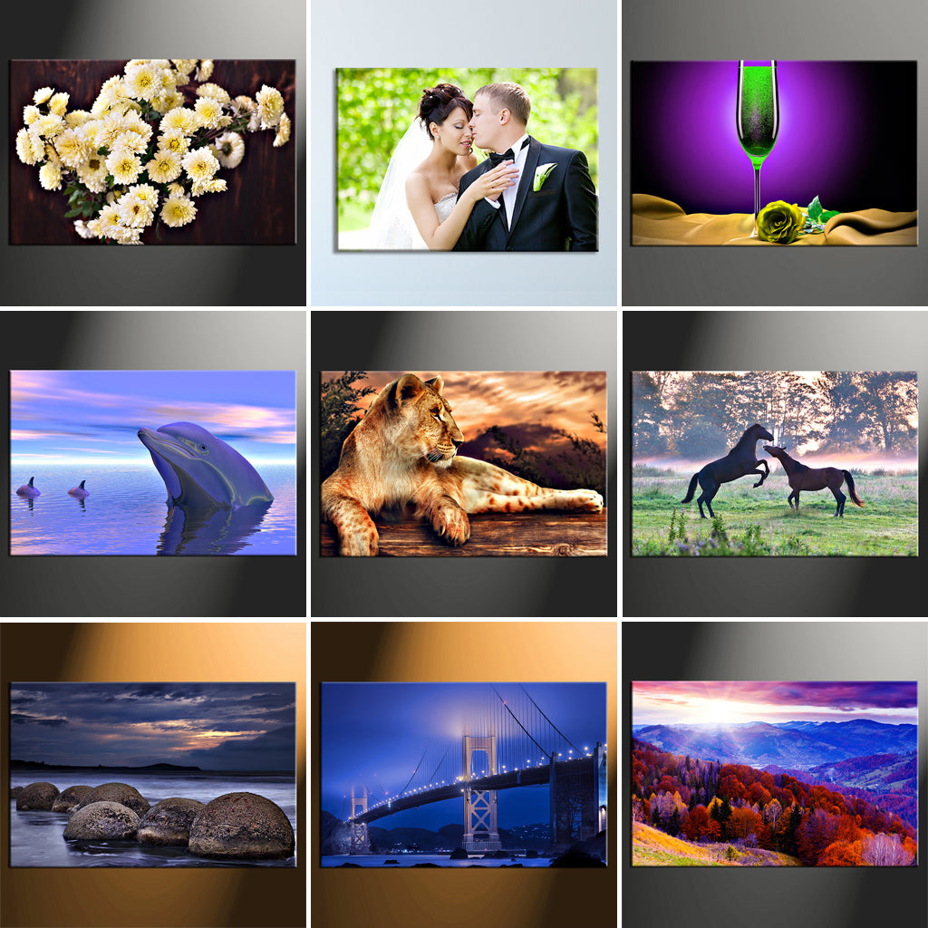 5 Photo Collage Canvas Landscape - Canvas Print Sale