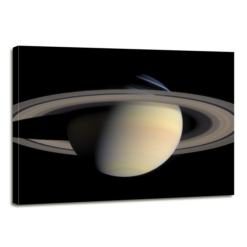 Planet Saturn Rings Solar System Aurora Canvas Prints Home Decor Wall Art - Canvas Print Sale