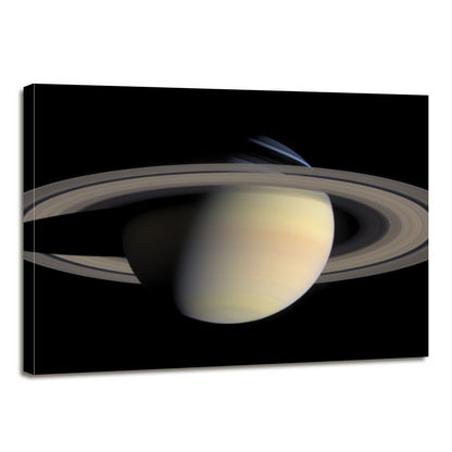 Planet Saturn Rings Solar System Aurora Canvas Prints Home Decor Wall Art - Canvas Print Sale