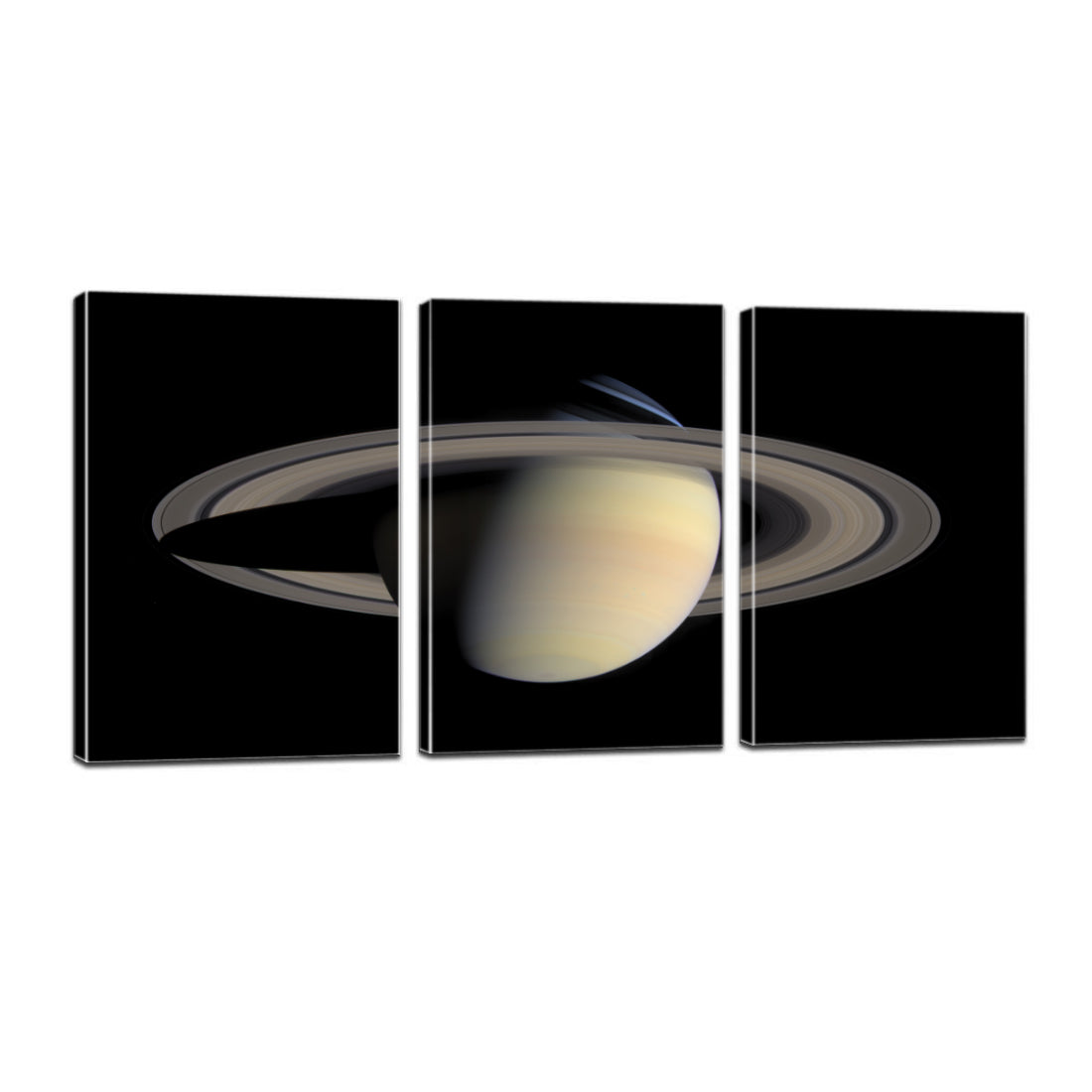 Planet Saturn Rings Solar System Aurora Canvas Prints Home Decor Wall Art - Canvas Print Sale