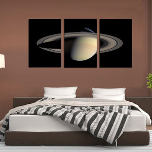 Planet Saturn Rings Solar System Aurora Canvas Prints Home Decor Wall Art - Canvas Print Sale