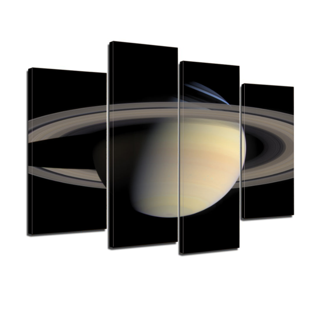 Planet Saturn Rings Solar System Aurora Canvas Prints Home Decor Wall Art - Canvas Print Sale