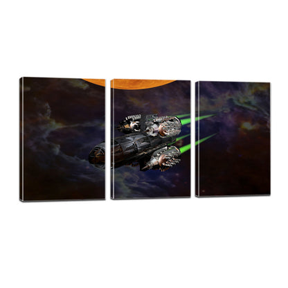 Science Fiction Space Sunrise Canvas Prints Home Decor Wall Art - Canvas Print Sale