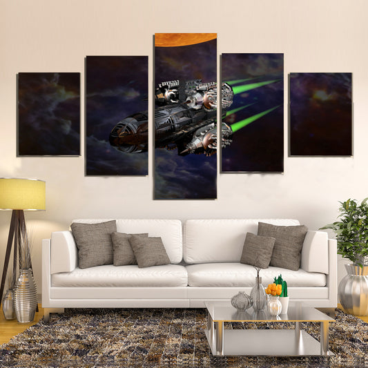 Science Fiction Space Sunrise Canvas Prints Home Decor Wall Art - Canvas Print Sale