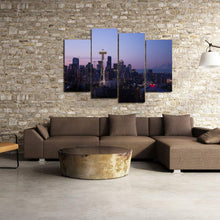 Load image into Gallery viewer, Seattle City Urban Cityscape Skyline Sunset Canvas Prints Wall Art Home Decor - Canvas Print Sale