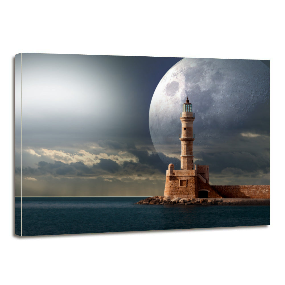 Science Astronomy Space Signal Lighthouse Canvas Prints Wall Art Home Decor - Canvas Print Sale