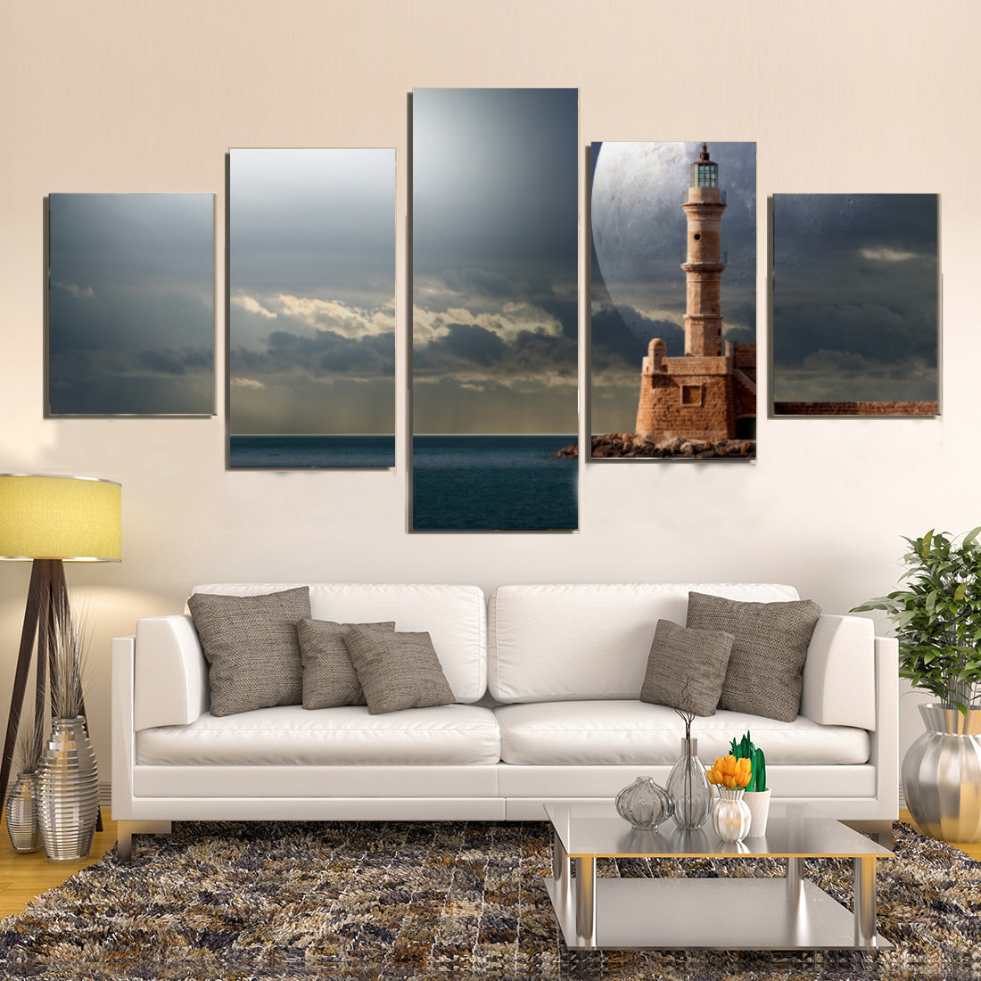 Science Astronomy Space Signal Lighthouse Canvas Prints Wall Art Home Decor - Canvas Print Sale