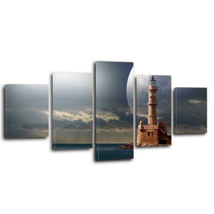 Science Astronomy Space Signal Lighthouse Canvas Prints Wall Art Home Decor - Canvas Print Sale