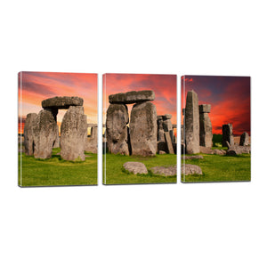 Stonehenge Monument Prehistoric Salisbury Britain Canvas Prints Wall Art - Canvas Print Sale