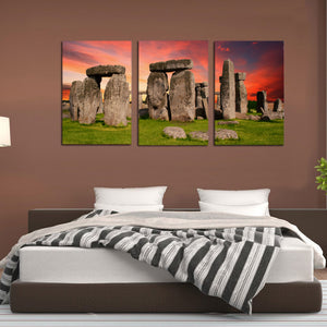 Stonehenge Monument Prehistoric Salisbury Britain Canvas Prints Wall Art - Canvas Print Sale