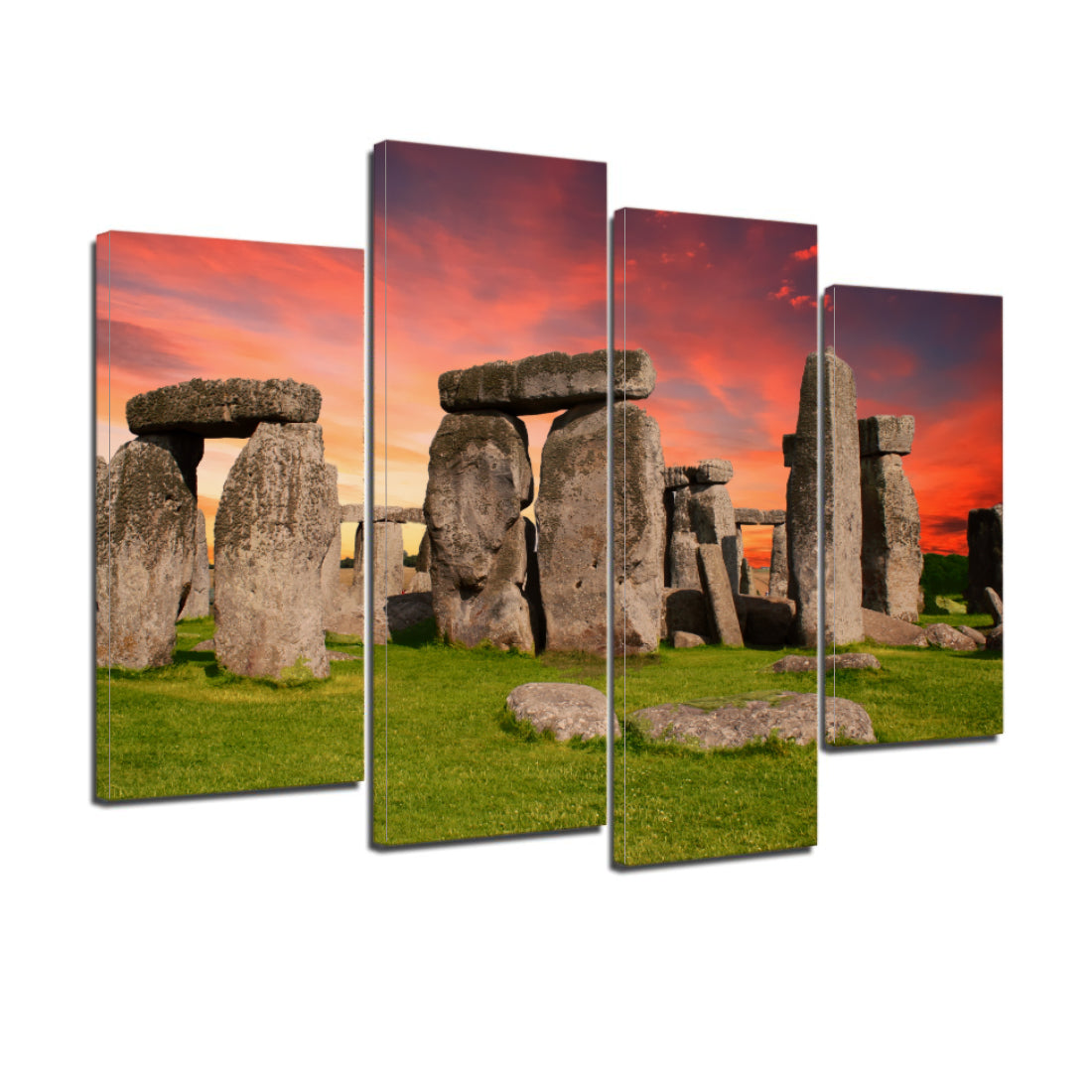 Stonehenge Monument Prehistoric Salisbury Britain Canvas Prints Wall Art - Canvas Print Sale