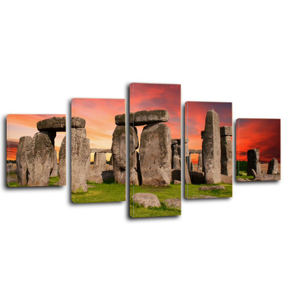 Stonehenge Monument Prehistoric Salisbury Britain Canvas Prints Wall Art - Canvas Print Sale