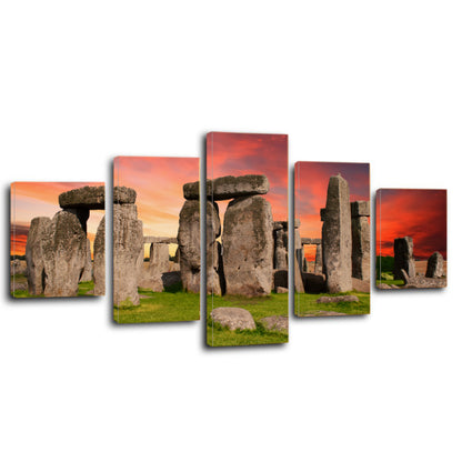 Stonehenge Monument Prehistoric Salisbury Britain Canvas Prints Wall Art - Canvas Print Sale