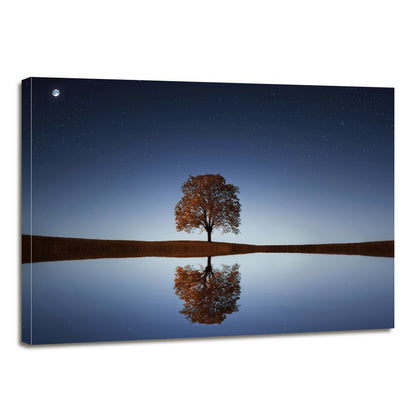 Tree Lake Canvas Prints Wall Art Home Decor - Canvas Print Sale