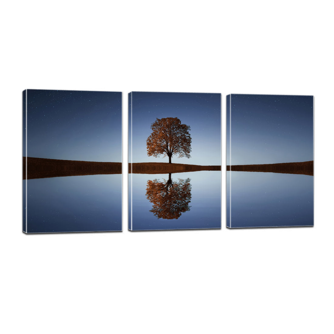 Tree Lake Canvas Prints Wall Art Home Decor - Canvas Print Sale