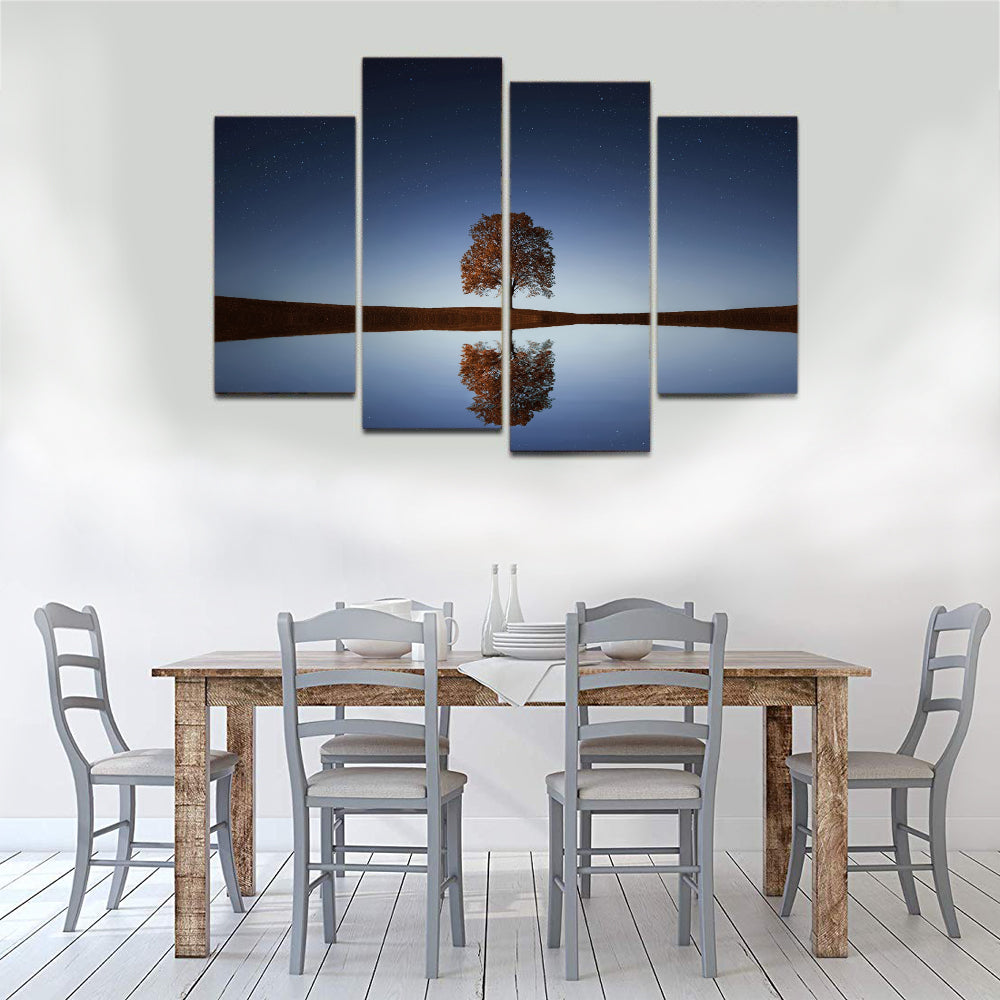 Tree Lake Canvas Prints Wall Art Home Decor - Canvas Print Sale