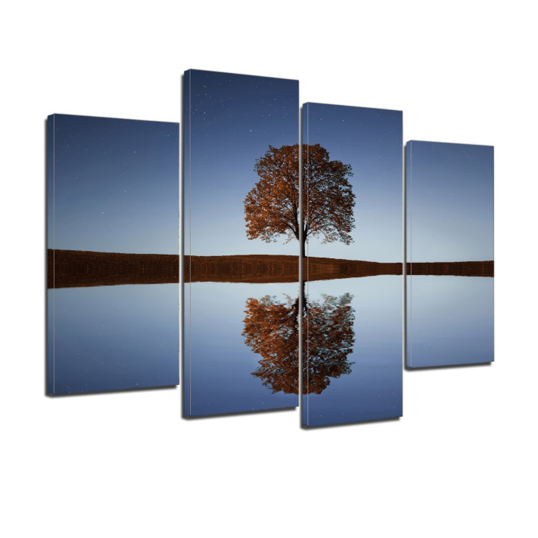 Tree Lake Canvas Prints Wall Art Home Decor - Canvas Print Sale