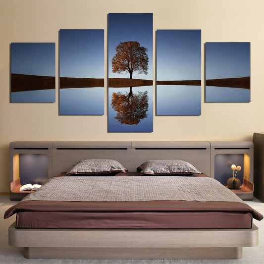 Tree Lake Canvas Prints Wall Art Home Decor - Canvas Print Sale